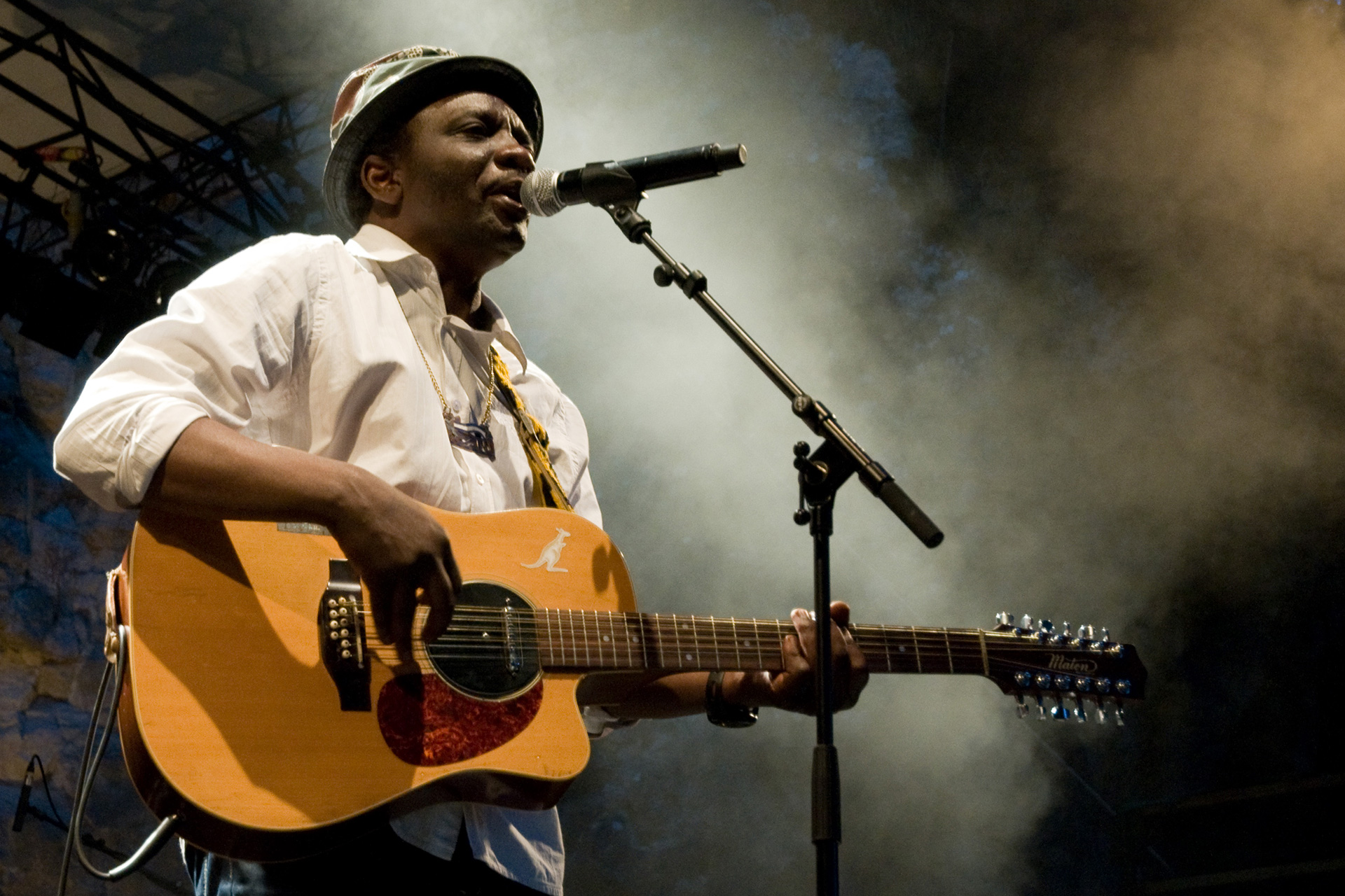 guitariste en concert