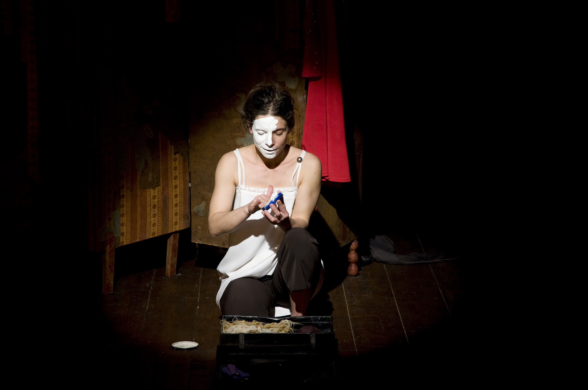 comédienne maquillée